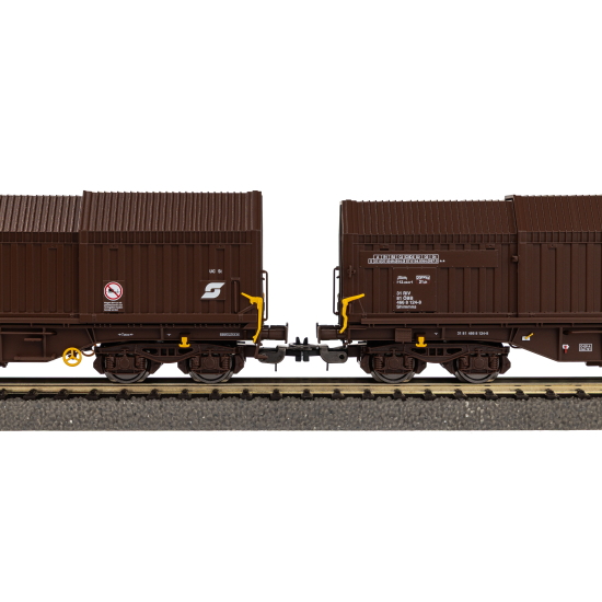 PIKO 28317 Zestaw 2 wagonów towarowych teleskopowych H0 1:87